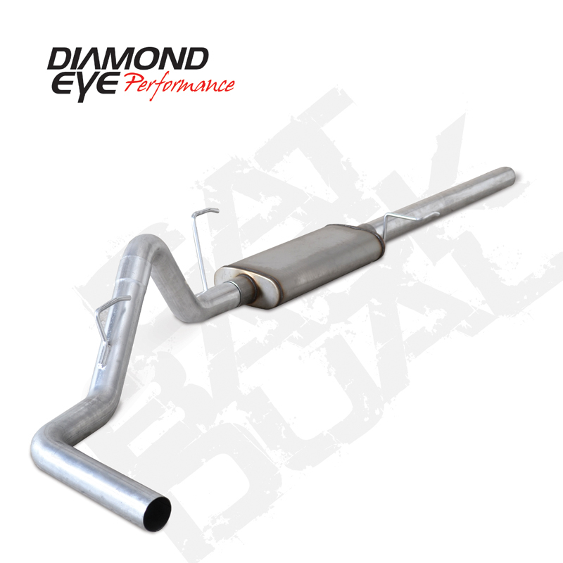 Ford F150 Performance Exhaust - Diamond Eye Performance - Catback Single GAS AL - `04-`08